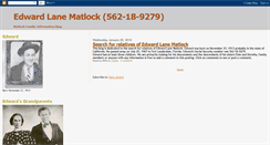 Desktop Screenshot of elmatlock.blogspot.com