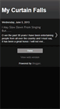Mobile Screenshot of mycurtainfalls.blogspot.com