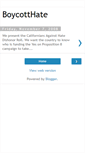 Mobile Screenshot of boycotthate.blogspot.com