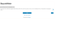 Tablet Screenshot of boycotthate.blogspot.com