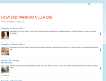 Tablet Screenshot of howdidpanchovilladie.blogspot.com