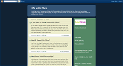 Desktop Screenshot of fibromyalgiaandlife.blogspot.com