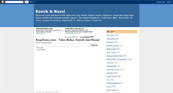 Desktop Screenshot of komik-novel.blogspot.com