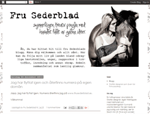 Tablet Screenshot of frusederblad.blogspot.com