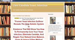 Desktop Screenshot of cure-candida-yeast.blogspot.com