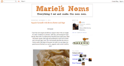 Desktop Screenshot of marielsnoms.blogspot.com