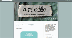 Desktop Screenshot of lorena-amiestilo.blogspot.com