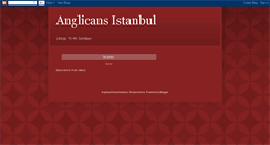 Desktop Screenshot of anglicansistanbul.blogspot.com