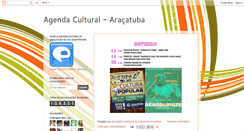 Desktop Screenshot of agendacultural-aracatuba.blogspot.com