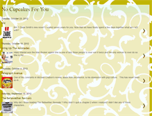 Tablet Screenshot of nocupcakesforyou.blogspot.com