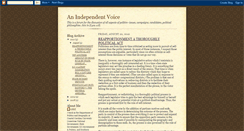 Desktop Screenshot of chip-anindependentvoice.blogspot.com