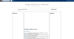 Desktop Screenshot of hosting-domain.blogspot.com