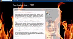 Desktop Screenshot of cambodia-mission-2010.blogspot.com