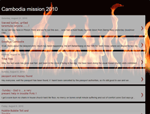 Tablet Screenshot of cambodia-mission-2010.blogspot.com
