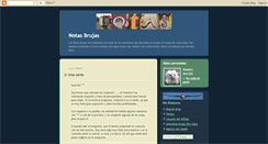 Desktop Screenshot of notasbrujas.blogspot.com