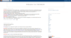 Desktop Screenshot of kimz-whadayathinkin.blogspot.com