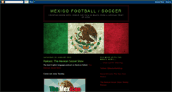 Desktop Screenshot of mexicofooty.blogspot.com
