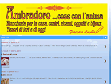 Tablet Screenshot of ambradoro.blogspot.com