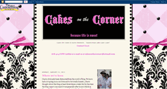 Desktop Screenshot of cakesonthecorner.blogspot.com