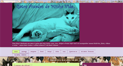 Desktop Screenshot of gatosminhavida.blogspot.com