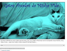 Tablet Screenshot of gatosminhavida.blogspot.com