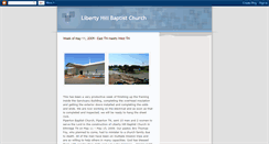 Desktop Screenshot of libertyhillbaptistchurch.blogspot.com