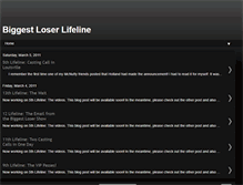 Tablet Screenshot of biggestloserlifeline.blogspot.com