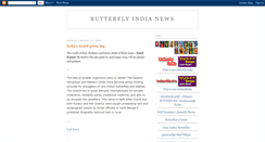 Desktop Screenshot of butterflyindianews.blogspot.com