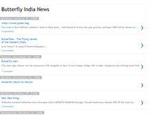 Tablet Screenshot of butterflyindianews.blogspot.com