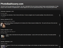 Tablet Screenshot of photobadassery.blogspot.com