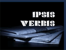 Tablet Screenshot of ipsis0verbis.blogspot.com