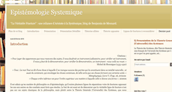 Desktop Screenshot of epistemologie-systemique.blogspot.com