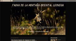 Desktop Screenshot of faunaorientalleonesa.blogspot.com