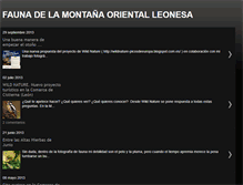 Tablet Screenshot of faunaorientalleonesa.blogspot.com