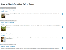 Tablet Screenshot of blackaddersreadingadventures.blogspot.com