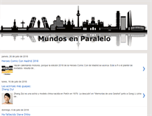 Tablet Screenshot of mundosenparalelo.blogspot.com