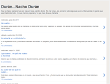 Tablet Screenshot of nachoduran.blogspot.com