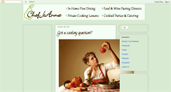 Desktop Screenshot of chefjoanna.blogspot.com