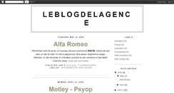 Desktop Screenshot of leblogdelagence.blogspot.com