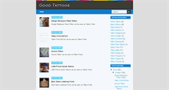 Desktop Screenshot of good-tattoos.blogspot.com