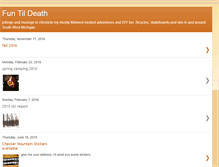 Tablet Screenshot of funtildeath.blogspot.com