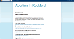 Desktop Screenshot of abortioninrockford.blogspot.com