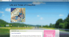 Desktop Screenshot of lifeandtimesofcrazyann.blogspot.com