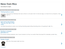 Tablet Screenshot of newsfromhico.blogspot.com