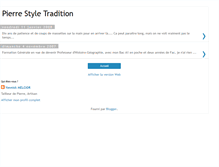 Tablet Screenshot of pierrestyletradition.blogspot.com