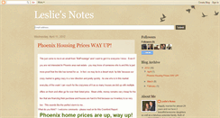 Desktop Screenshot of lesliehammondnotes.blogspot.com