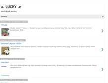 Tablet Screenshot of luckyerawati.blogspot.com