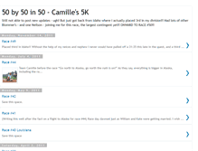 Tablet Screenshot of camilles5k.blogspot.com