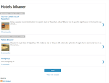Tablet Screenshot of hotelsbikaner.blogspot.com