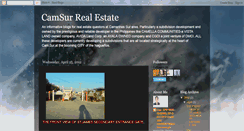 Desktop Screenshot of camsurrealestate.blogspot.com